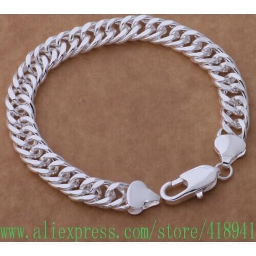 Silver Plated bracelet, Silver Plated fashion jewelry shiny Shrimp buckle /efhamwoa bgjajxqa AH240