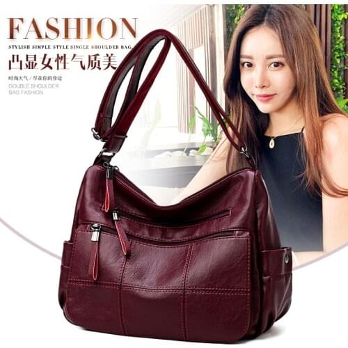 High Quality Purse Leather Luxury Shoulder Bags Designer Crossbody Bag for Women Bag Fashion Female Messenger Women Handbags