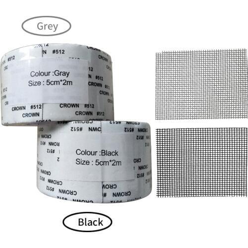 1 Roll 2m Window Net Repair Broken Hole Tape Anti-mosquito Mesh Sticky Patch Door Window Mosquito Screen Net Repair Tape