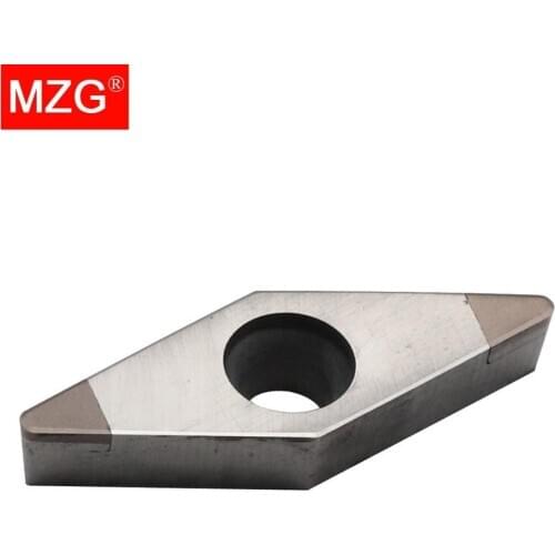 1 PCS MZG VCGW160404 2T CBN CNC Boring Turning Cutting Tool Carbide Insert for High Hardness Processing Holder