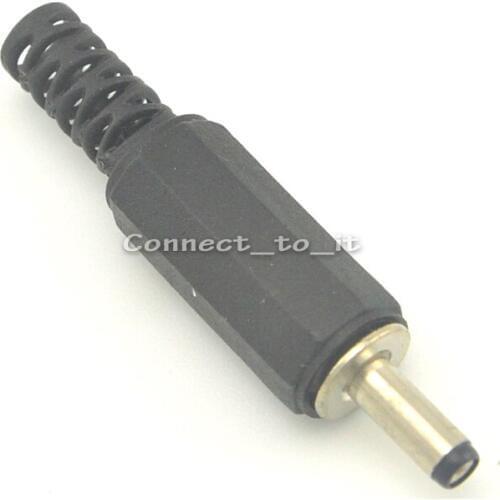 1 Piece Male DC power plug Jack Adapter Connector Plastic Cover adapter 1.35mm x 3.5mm High quality