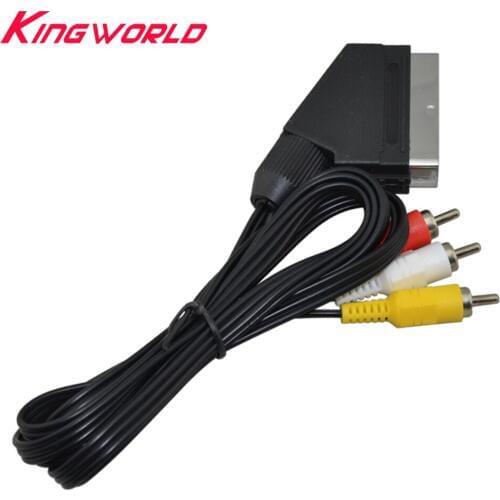 100pcs High quality Scart To 3RCA AV Cable for Nintendo Entertainment System for NES Console