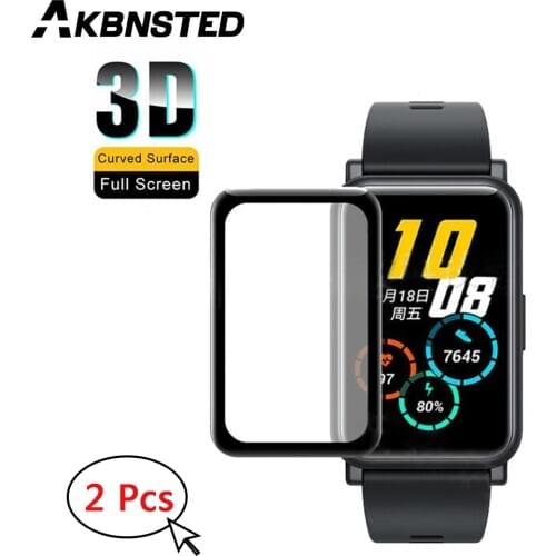 2pcs Unthin Soft TPU HD Clear Protective Film For Huawei Honor ES Smart Watch Full Screen Protector Cover For Huawei Watch Fit