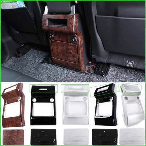 Car Styling Air Vent Frame Trim For Land Rover Discovery 5 2017-2020 ABS Car Rear Air Vent Frame Trim Car Interior Accessories