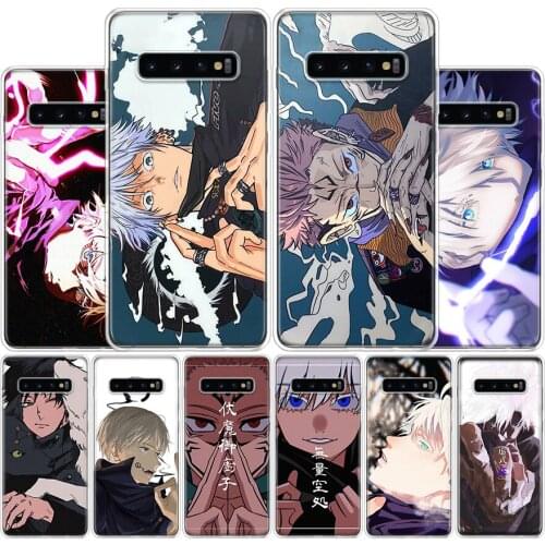 Japan Anime Jujutsu Kaisen Cover Phone Case For Samsung Galaxy S10 S20 FE Ultra Note 10 9 8 S9 S8 Plus Pro Lite S7 S6 J4 J6 + Co