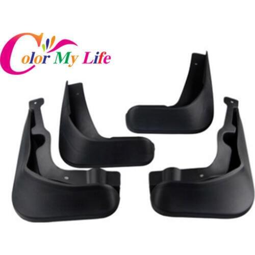 Color My Life Car Front Rear Mudflaps Splash Guards Fender Mud Flaps For Ford Focus 2 MK2 Hatchback 2005 - 2011 Kit Accessories