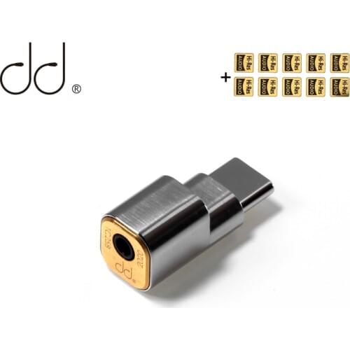 For Android Smartphones DD ddHiFi TC25B USB-C Type-C to 2.5mm Jack Headphone Adapter up to 384kHz/32bit