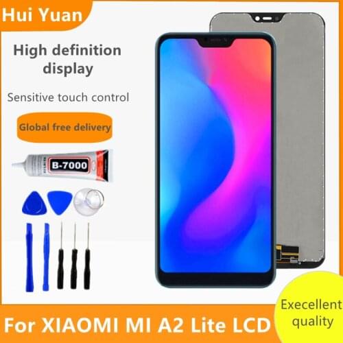 For Xiaomi Mi A2 Lite Display Touch Screen Digitizer Replacement For Xiaomi Redmi 6 Pro LCD Mi A2 Lite LCD