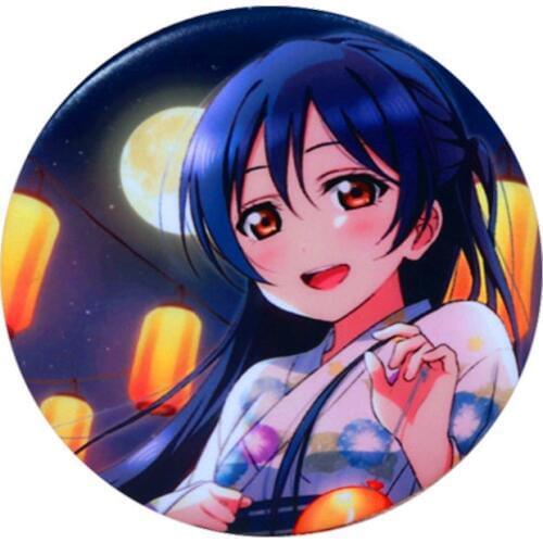 FFFPIN 5.8cm Big Brooch Breastpin Girl Japan Anime Badge Nico Yazawa Lovelive Love Live Pin Coin Icon Cloth Backpack Ornament
