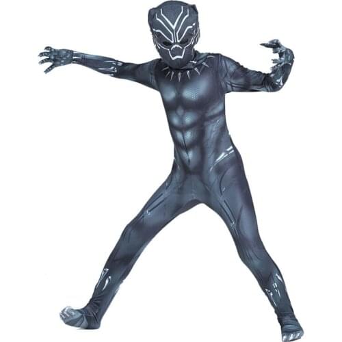 3-12 Y Superhero Black Venom Tights Symbiosis Cosplay Halloween Costume Childrens Spiderman Holiday Party Costume Boy Girl Gift