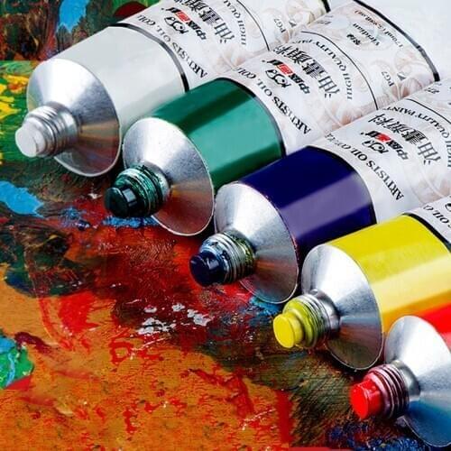 170ml single aluminum tube oil painting paint for beginners artistic creation painting canvas frame paint Non-toxic sunscreen
