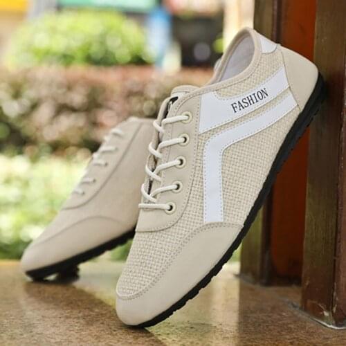 Summer Canvas Men Sneakers Lightweight Men Shoes Tenis Masculino Walking Shoes Breathable Footwear Men Loafers Zapatillas Hombre