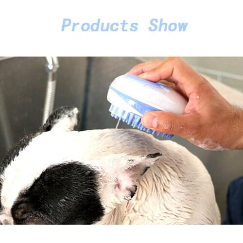 New Pet Dog Bathing Massage Brush Comb Shampoo SPA Artifact Clean and Convenient Hair Removal Cat and Dog Grooming Tool Flea