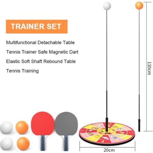 Multifunction Professional Pingpong Balls Table Tennis Training Robot Rapid Rebound Table Tennis Trainer Magnetic Dart Board 4