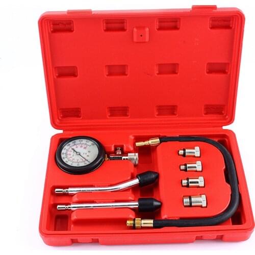 NEW Petrol Engine Compression Tester Kit Automotive Petrol Engine Compression Tester Kits Gauge Car Motorcycle Tool