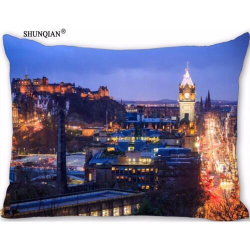 New Edinburgh Pillow Case Custom Wedding Pillowcase Cover Cases Gift Zippered Rectangle Pillow Case 18-1-30
