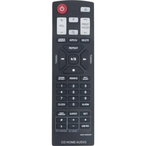 New Original Mini Hi-fi Remote control AKB74955301 for LG CD Home Audio System Remote controll CM9960 CM9760 CMS8360F CM8360