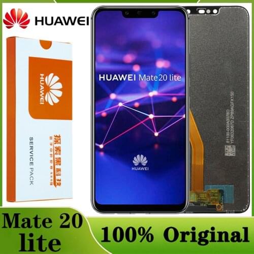Original 6.3'' LCD with Frame For Huawei Mate 20 Lite SNE-LX1 SNE-LX3 LCD Display Touch Screen Digitizer Assembly Replacement