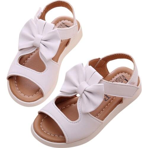 Sandals Baby Kids Children Summer Sandals Fashion Bowknot Girls Flat Princess Shoes Baby Girl Summer Shoes For 2 Year Old Jelly