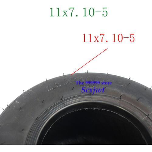 Lightning shipping 11x7.10-5 Tire for 168 Go Kart 5 inch Tyre Rear Tires Fitting for Drift Wheels