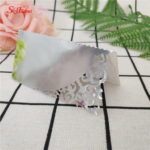 Sky Elina 10Pcs Table Name Cards Laser Cut Seat Cards fashion Wedding Table Decoration Hollow Place Card Birthday Supplies 8Z