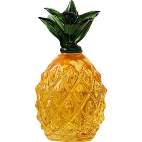Crystal Pineapple Ornaments Decor for Home Bedroom Office Bar Desk Party Wedding Birthday Festival Gifts Dessert Decorations