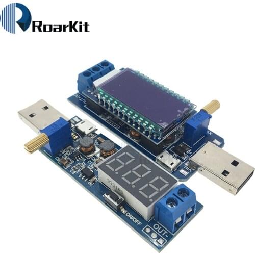 DC-DC 5V to 3.5V/ 9V/12V LCD USB Step UP / Down Power Supply Module Adjustable Boost Buck Converter Voltmeter Out DC 1.2V-24V