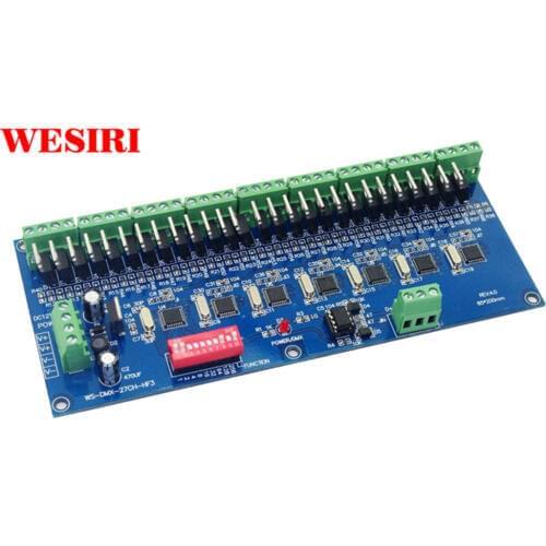 High Frequency 10KHZ HF 27 CH 27 Channel DMX512 Decoder 27CH DMX512 RGB LED Controller