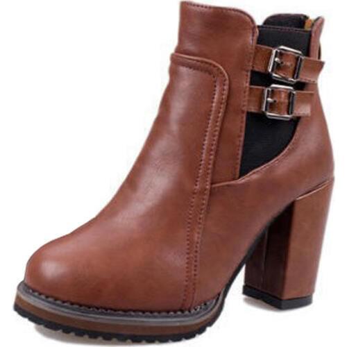 Hot Sale Good Quality Ankle Boots Women Belt Buckle High Heels Women Boots Autumn Winter Fashion Shoes Woman Botas Mujer XKD2009