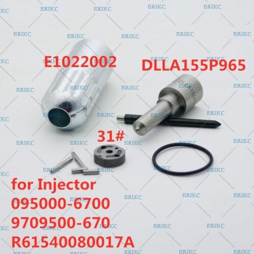 095000-670# 6701 Injector Overhaul Repair Kits Nozzle DLLA155P965 Valve Plate 31# R61540080017A for TOYOTA Ssangyong WD615