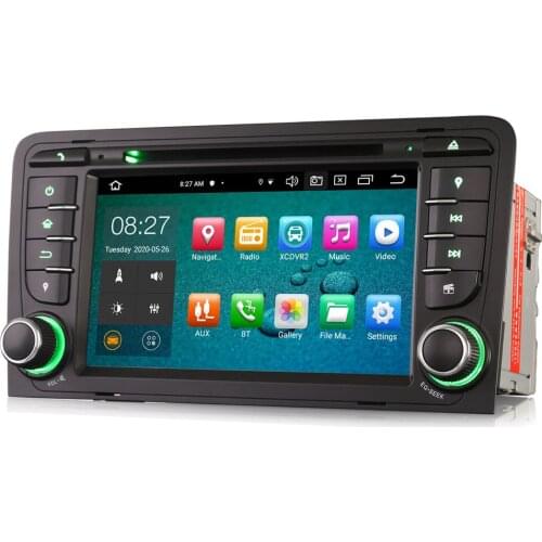 7" Android 10.0 OS Car DVD Multimedia GPS Radio System Player for Audi A3 2003-2012 & Audi S3 2006-2012 & Audi RS3 2011-2012
