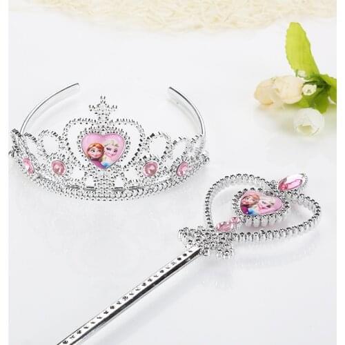 Frozen Crown Dolls Accessories Elsa Anna princess snowman Crown Party Wedding gift