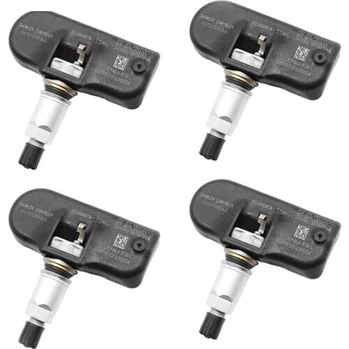 Car 4 PCS Tire Pressure Sensor TPMS 04727392AD 315MHz For Chrysler For Dodge For Jeep Compass