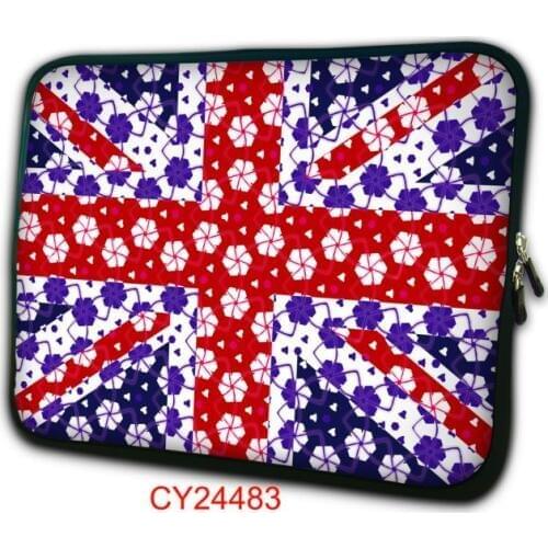 UK Flag Sleeve Case Bag For Laptop 11",13",14",15,15.6 17 inch,Bag For Macbook Air Pro 13.3",15.4",Free Drop Shipping
