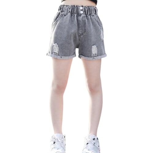 Jeans For Girls 2021 Newest Childrens Jeans For Girl Hole Jeans For Kids Summer Childrens Jeans Clothes 6 8 10 12 14