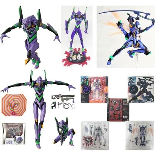 EVA Figure Revoltech Yamaguchi EVA 01 EVA 02 Mafex 080 Action Figures Collection Model Gift Toys