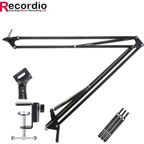GAZ-39 Top sales adjustable arm microphone stand professional studio mic stand for studio flashlight microphone