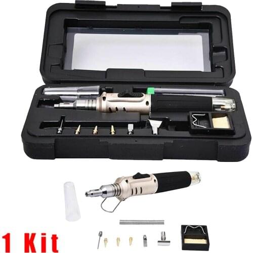 Gas Soldering Iron Welding Accessories Torch Heat Welder Tool Adjustable Temperature Universal Soldering Iron Kit Wireless