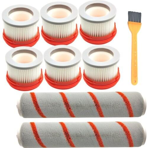 HEPA Filter For Xiaomi Dreame V8 V9 V9B V9P XR V10 V11 Wireless Handheld Vacuum Cleaner Hepa Filter Roller Brush Parts Kit