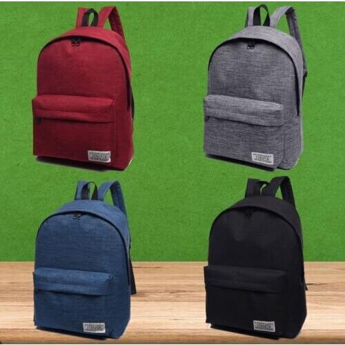 Men Women Travel Canvas Backpack Rucksack Camping Hiking School Book Bag Pack