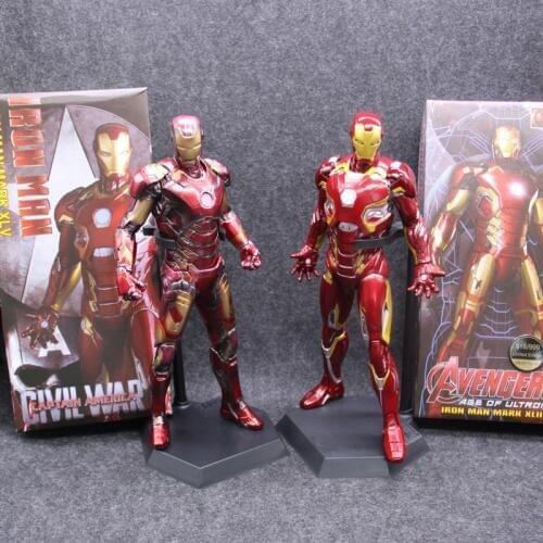 Crazy Toys Marvel Avengers IronMan Mark XLV MK45 1:6 XLIII Limit Battle Paint PVC Collectible Iron Man Figure Model Toys