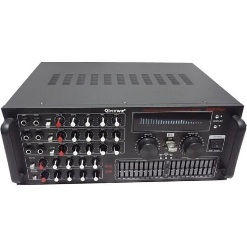 KA-505 C5198 A1941 tube 600 watt high power digital ECHO MIXER karaoke home KTV audio amplifier card package computer amplifier