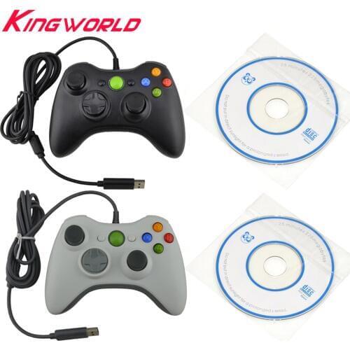 10pcs PC ONLY USB Wired Game Controller Joystick Vibration for PC for Windows7 Gamepad NOT compatible for xbox 360