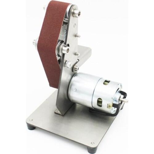 Belt machine angle grinder grinder mini electric belt machine sander DIY polishing grinder blade sharpener sand paper sanding