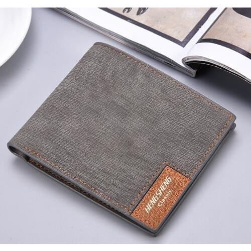 HENGSHENG Brand Wallet Purses Slim Mens Wallets Carteira Masculine Billeteras Porte Monnaie Monedero Male Men Thin Wallets