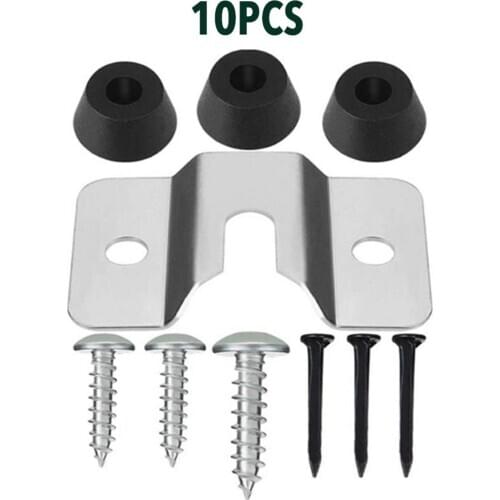 10PCS Dartboard Mounting Bracket Kit Wall Hanging Portable Dart Board Set with 3 Pads for Cabinet Wall