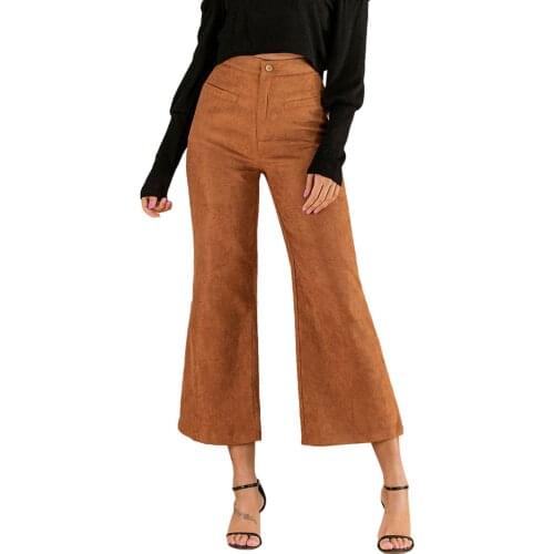 Pybcvrrd Women's Flared Trousers