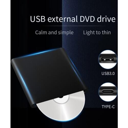 USB 3.0 Type-c Slot Lettore DVD Esterno CD/DVD RW Burner Writer Recorder Superdrive per Apple Macbook iMAC computer por
