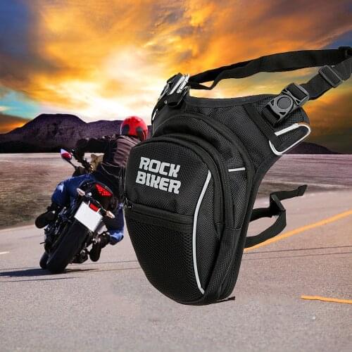 ROCK BIKER Waterproof Motorcycle Drop Leg Bag Motorbike Cycling Bags Motorcycle Waist Bag Motocross Fanny Pack bag