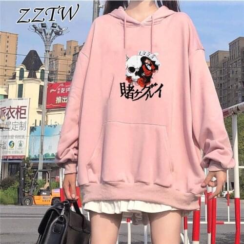 Japanese Anime Kakegurui Hoodie Cosplay Long Sleeves Autumn Casual Harajuku Top Sweatshirt Japan High Quality Clothes Graphic